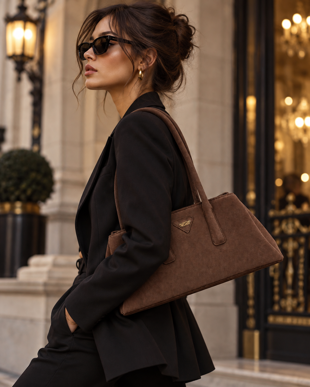 Nelly Shoulder Bag (Brown)