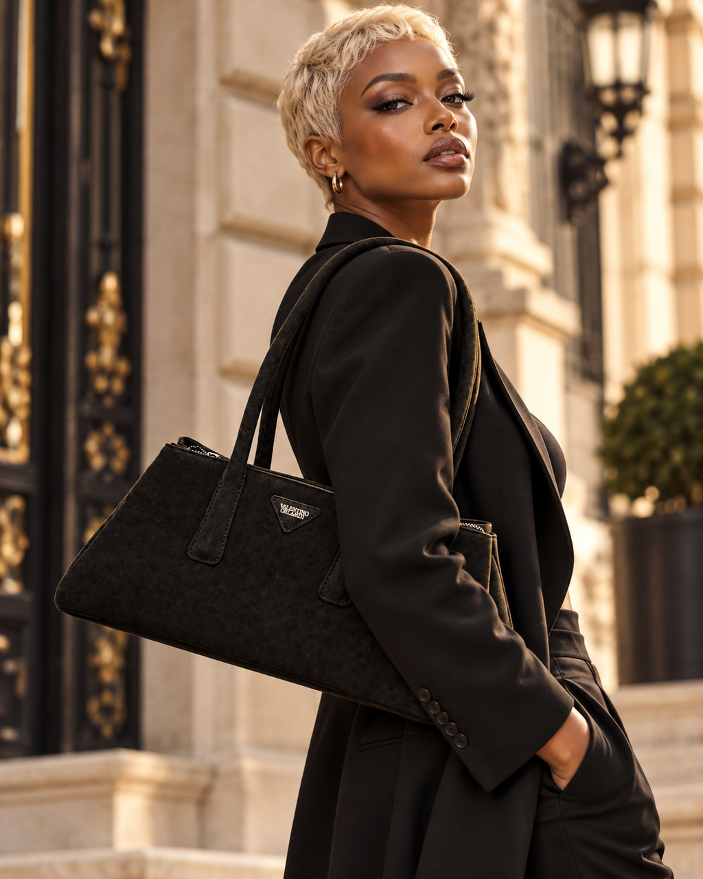 Nelly Shoulder Bag (Black)